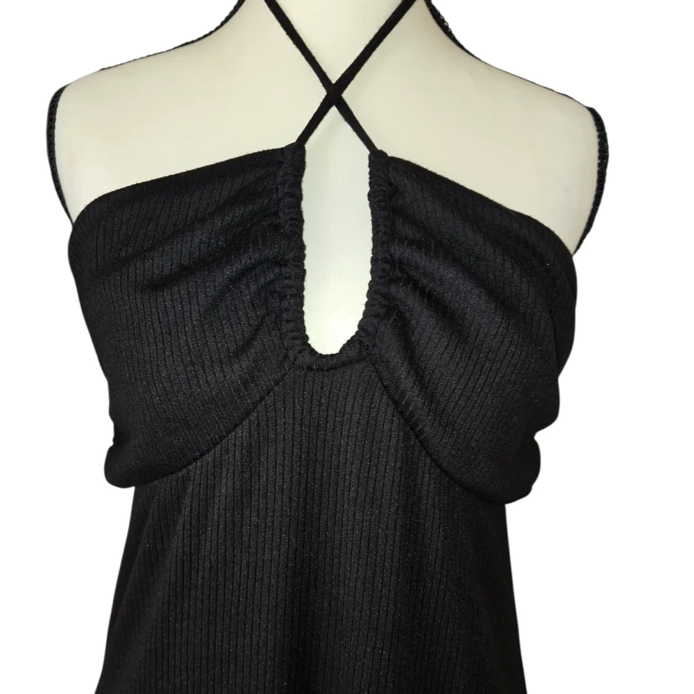 Wayf Black Strapless Dress - Picture 3 of 6